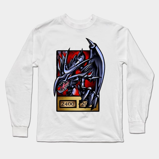 red eyes black dragon Long Sleeve T-Shirt by primemoment